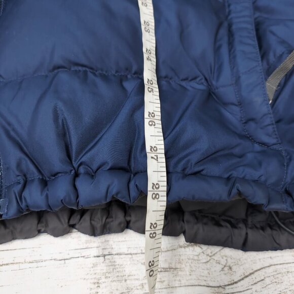The North Face Navy Blue Nuptse 550 Down Parka Men Size XL - Picture 6 of 7